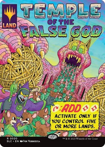 Temple of the False God Secret Lair Countdown Kit Magic card