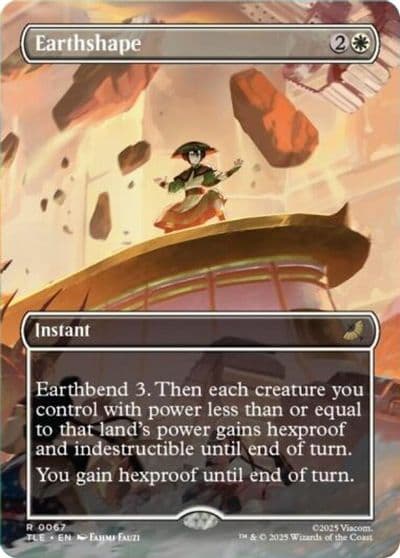 Earthshape Borderless Avatar: The Last Airbender: Eternal-Legal Magic card