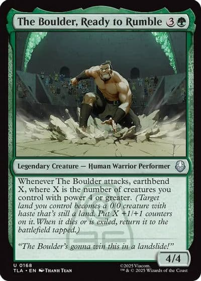 The Boulder Ready to Rumble Avatar: The Last Airbender Magic card