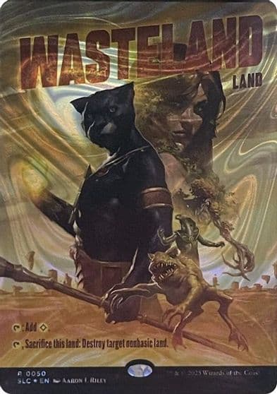 Wasteland Halo Foil Secret Lair Countdown Kit Magic card