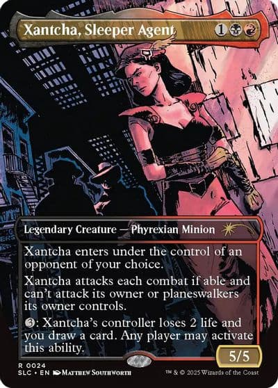Xantcha Sleeper Agent Secret Lair Countdown Kit Magic card
