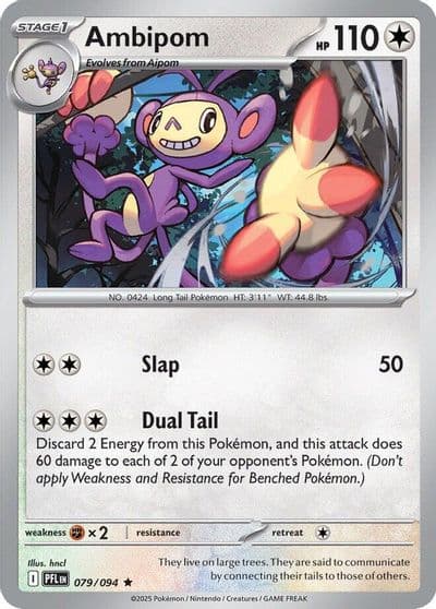 Ambipom ME02: Phantasmal Flames Pokemon card