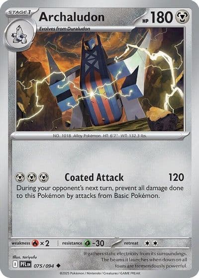 Archaludon ME02: Phantasmal Flames Pokemon card