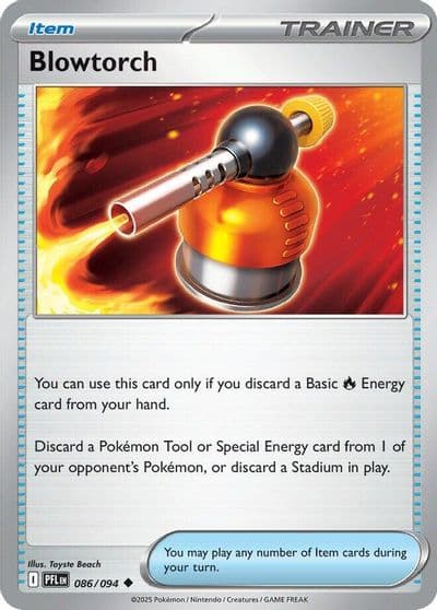 Blowtorch ME02: Phantasmal Flames Pokemon card