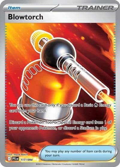 Blowtorch ME02: Phantasmal Flames Pokemon card