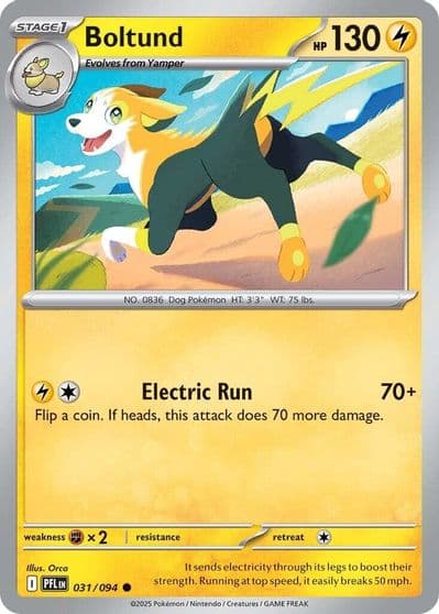 Boltund ME02: Phantasmal Flames Pokemon card