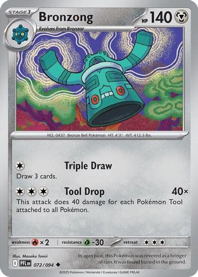 Bronzong ME02: Phantasmal Flames Pokemon card