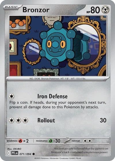 Bronzor ME02: Phantasmal Flames Pokemon card
