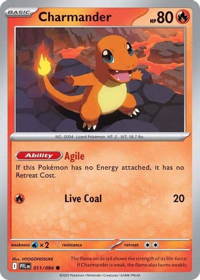 Charmander ME02: Phantasmal Flames Pokemon card