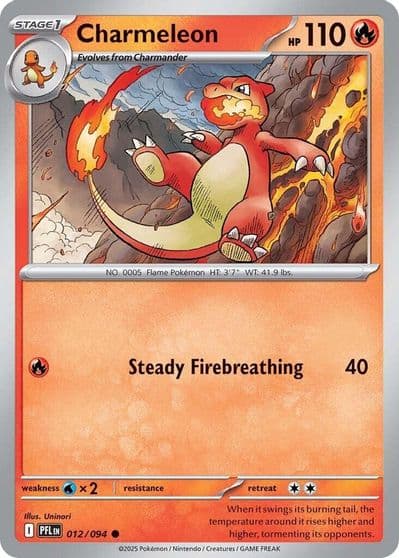 Charmeleon ME02: Phantasmal Flames Pokemon card