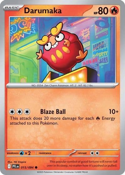 Darumaka ME02: Phantasmal Flames Pokemon card