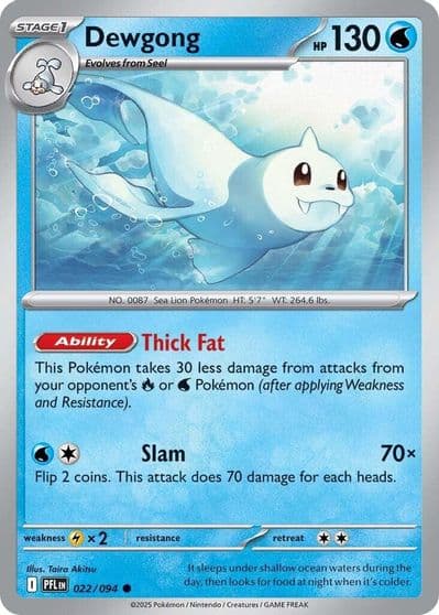 Dewgong ME02: Phantasmal Flames Pokemon card