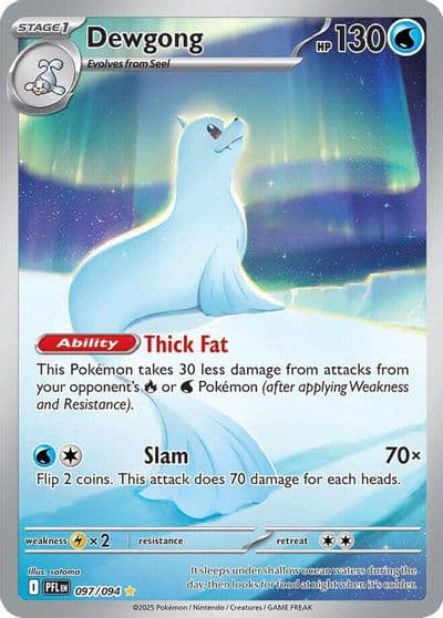 Dewgong ME02: Phantasmal Flames Pokemon card