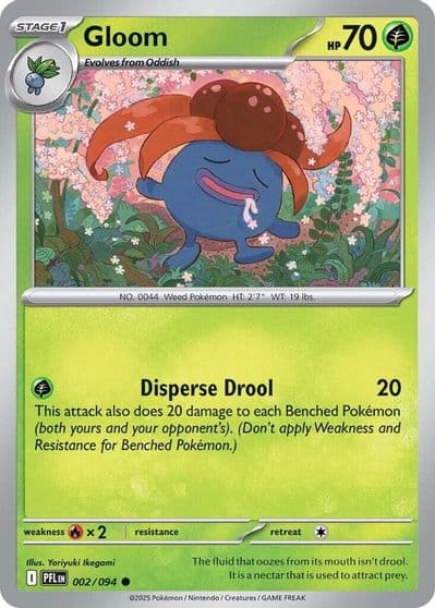 Gloom ME02: Phantasmal Flames Pokemon card