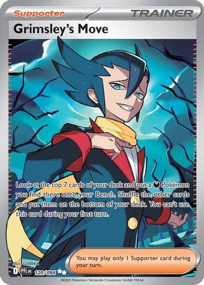 Grimsley's Move ME02: Phantasmal Flames Pokemon card