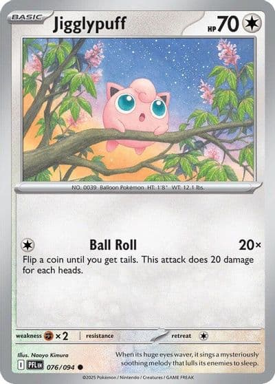 Jigglypuff ME02: Phantasmal Flames Pokemon card