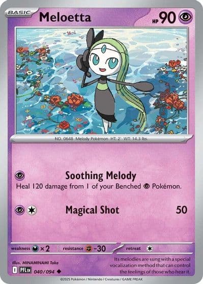 Meloetta ME02: Phantasmal Flames Pokemon card
