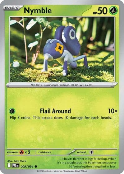 Nymble ME02: Phantasmal Flames Pokemon card