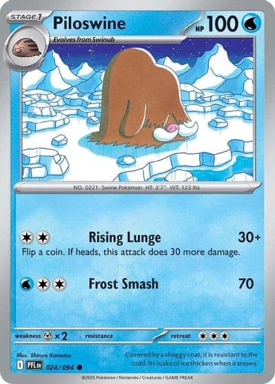 Piloswine ME02: Phantasmal Flames Pokemon card