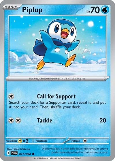 Piplup ME02: Phantasmal Flames Pokemon card