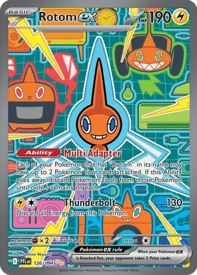 Rotom ex ME02: Phantasmal Flames Pokemon card