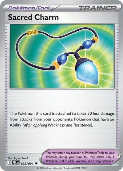 Sacred Charm ME02: Phantasmal Flames Pokemon card