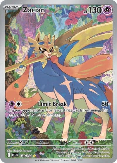 Zacian ME02: Phantasmal Flames Pokemon card