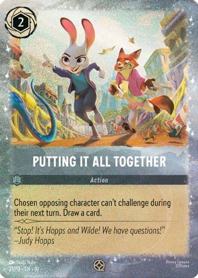 Putting It All Together Disney Lorcana Promo Cards Lorcana card