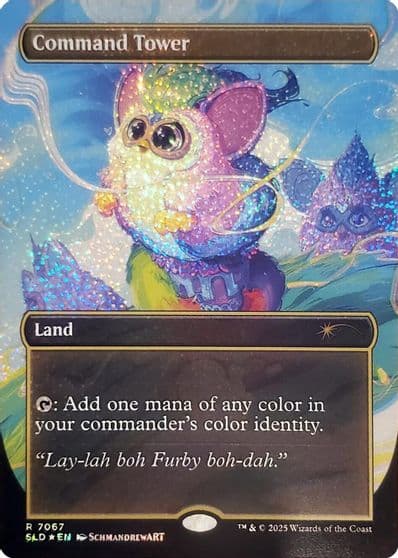 Command Tower 7067 Confetti Foil Secret Lair Drop Series Magic card