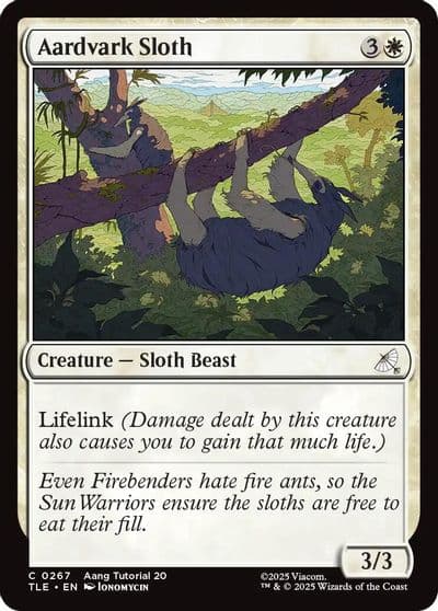 Aardvark Sloth 0267 Avatar: The Last Airbender: Eternal-Legal Magic card
