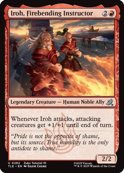 Iroh Firebending Instructor 0282 Avatar: The Last Airbender: Eternal-Legal Magic card