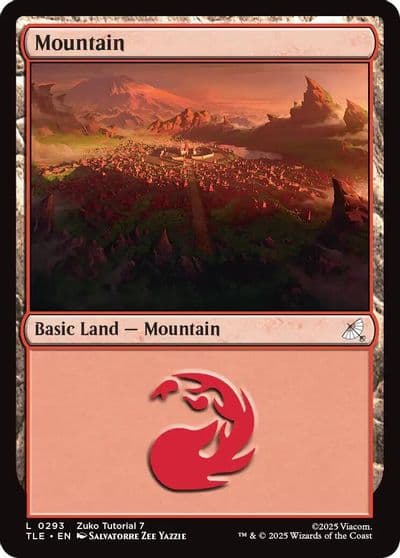 Mountain 0293 Avatar: The Last Airbender: Eternal-Legal Magic card