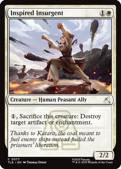 Inspired Insurgent Avatar: The Last Airbender: Eternal-Legal Magic card