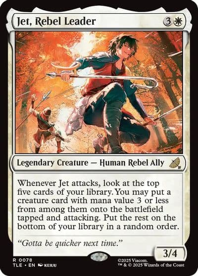 Jet Rebel Leader Avatar: The Last Airbender: Eternal-Legal Magic card
