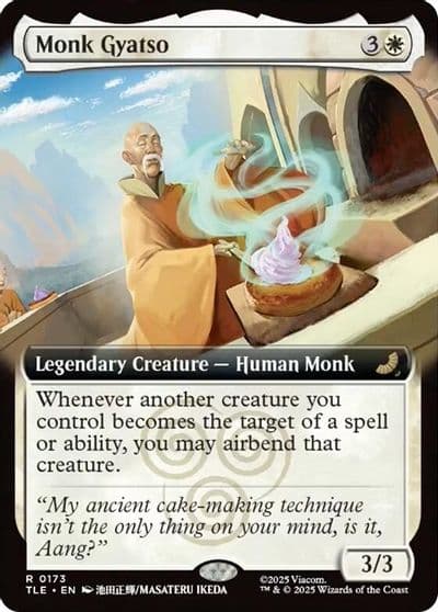 Monk Gyatso Extended Art Avatar: The Last Airbender: Eternal-Legal Magic card