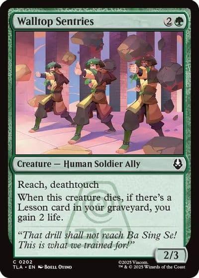 Walltop Sentries Avatar: The Last Airbender Magic card