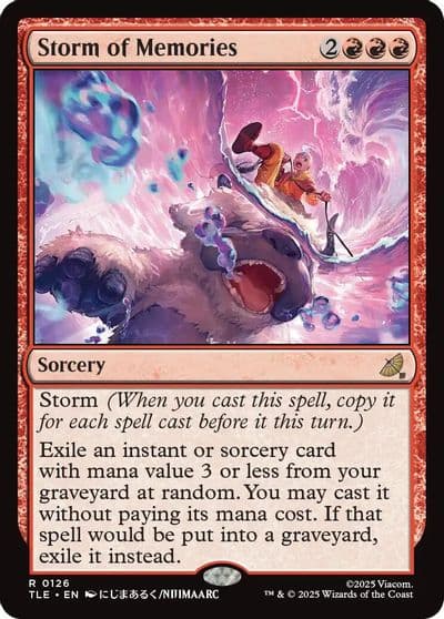 Storm of Memories Avatar: The Last Airbender: Eternal-Legal Magic card