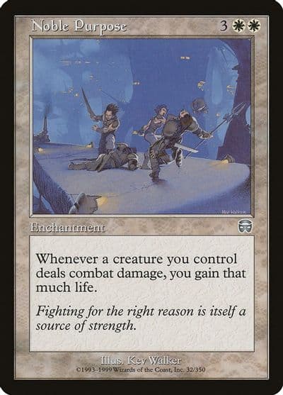 Noble Purpose Mercadian Masques Magic card