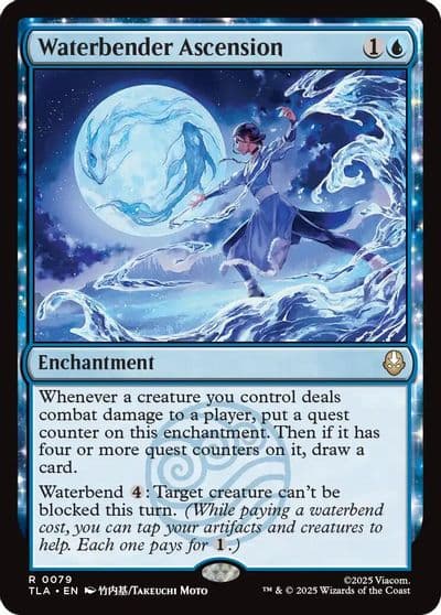 Waterbender Ascension Avatar: The Last Airbender Magic card
