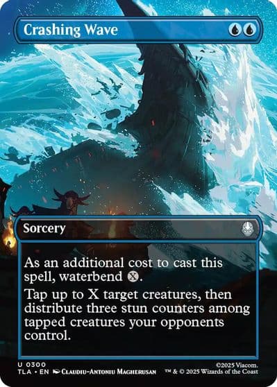 Crashing Wave Borderless Avatar: The Last Airbender Magic card