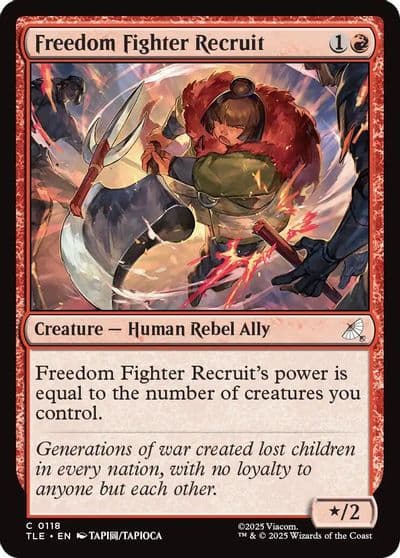 Freedom Fighter Recruit Avatar: The Last Airbender: Eternal-Legal Magic card