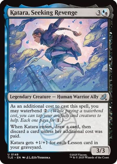 Katara Seeking Revenge Avatar: The Last Airbender: Eternal-Legal Magic card
