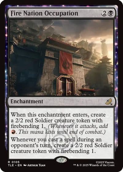 Fire Nation Occupation Avatar: The Last Airbender: Eternal-Legal Magic card