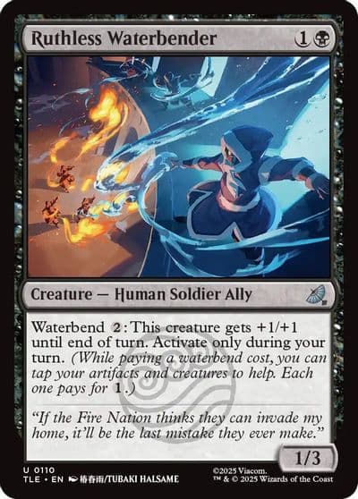 Ruthless Waterbender Avatar: The Last Airbender: Eternal-Legal Magic card