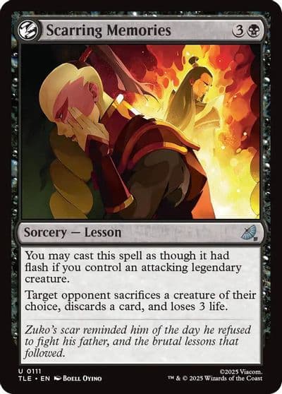 Scarring Memories Avatar: The Last Airbender: Eternal-Legal Magic card