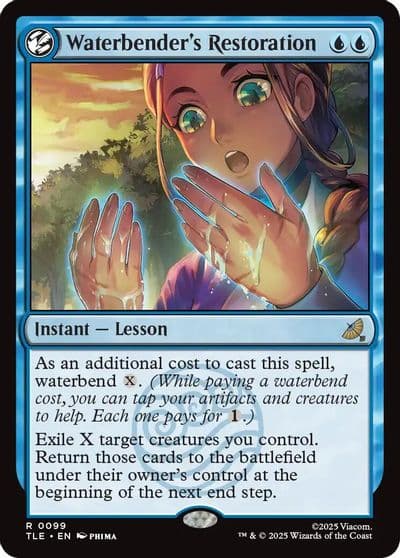 Waterbenders Restoration Avatar: The Last Airbender: Eternal-Legal Magic card