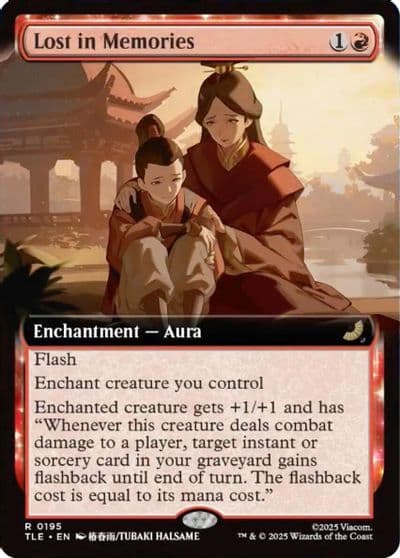 Lost in Memories Extended Art Avatar: The Last Airbender: Eternal-Legal Magic card