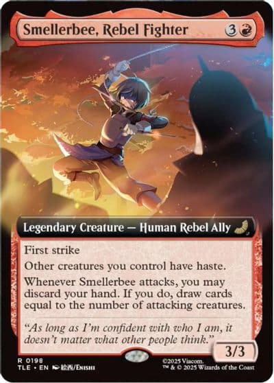 Smellerbee Rebel Fighter Extended Art Avatar: The Last Airbender: Eternal-Legal Magic card