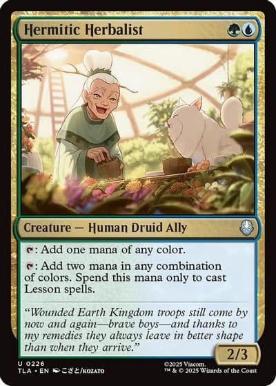 Hermitic Herbalist Avatar: The Last Airbender Magic card