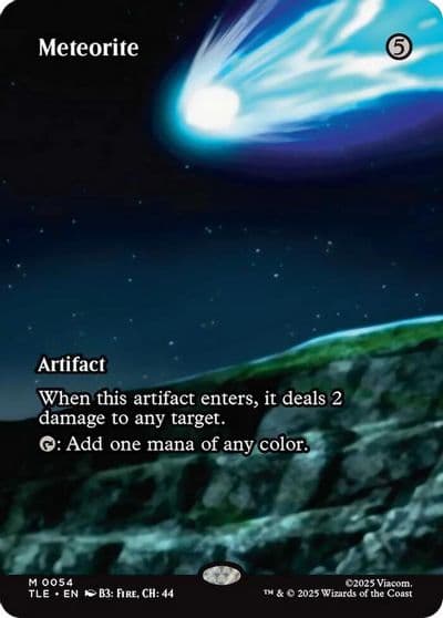 Meteorite Borderless Avatar: The Last Airbender: Eternal-Legal Magic card